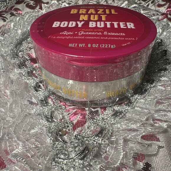 TRADER JOE'S ’s 8oz BRAZIL NUT BODY BUTTER MOISTURIZING CREAM NEW SEALED - Picture 4 of 4